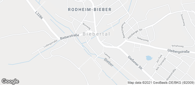 Karte mit Standort von Bäckerei Künkel GmbH   Biebertal