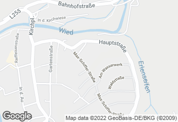 Karte mit Standort von Rewe Neustadt
