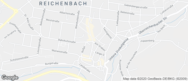 Karte mit Standort von Feinbäckerei Lenk - Filiale Schenkerhaus Reichenbach