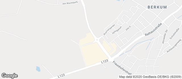 Karte mit Standort von Gilgen's Bäckerei & Konditorei GmbH & Co. KG - Wachtberg-Berkum