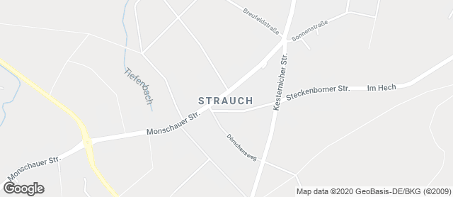 Karte mit Standort von Bäckerei Breuer