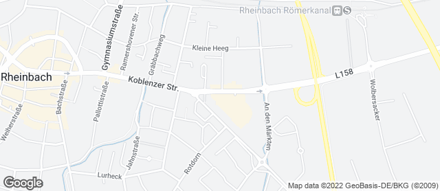 Karte mit Standort von Bäckerei "Die Lohners" - Rheinbach