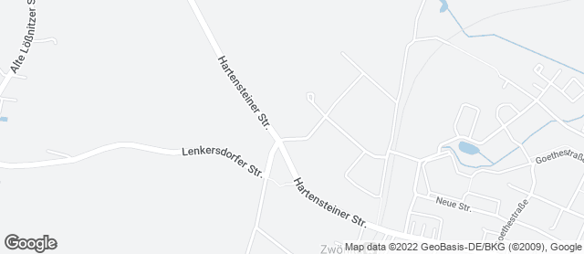 Karte mit Standort von Bäckerei Roscher - Kaufland Zwönitz
