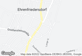 Karte mit Standort von Bäckerei Roscher - Edeka Ehrenfriedersdorf