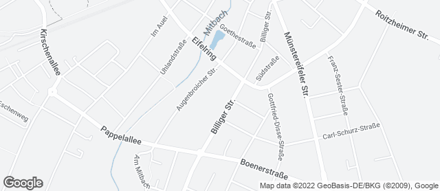 Karte mit Standort von Bäckerei "Die Lohners" - Euskirchen