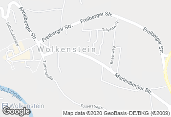 Karte mit Standort von Bäckerei Eger und Leu GbR