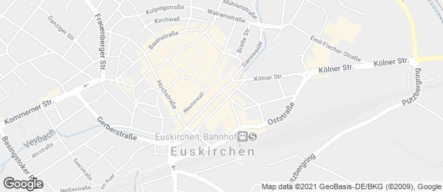 Karte mit Standort von Bäckerei Merzenich