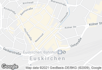 Karte mit Standort von Bäckerei Merzenich