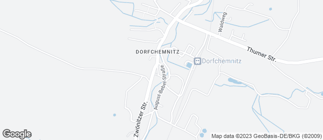 Karte mit Standort von Bäckerei & Konditorei Jähn - Dorfchemnitz