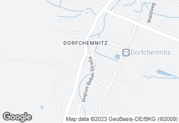 Karte mit Standort von Bäckerei & Konditorei Jähn - Dorfchemnitz