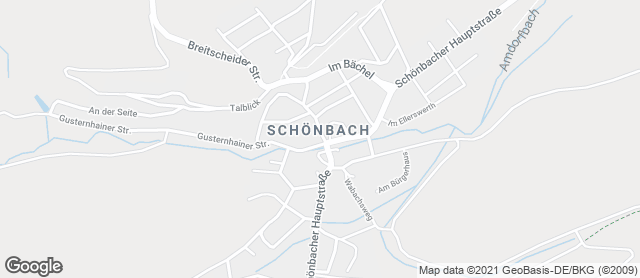 Karte mit Standort von Bäckerei Hartmann & Luckenbach GmbH