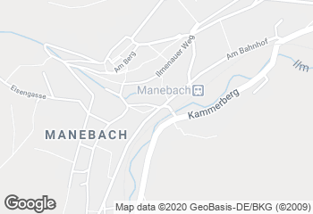 Karte mit Standort von Bäckerei Heubach