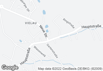 Karte mit Standort von Bäckerei-Konditorei Kunze GmbH Vielau, Nah & Gut
