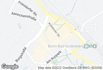 Karte mit Standort von Bäckerei "Die Lohners" - Bad Godesberg