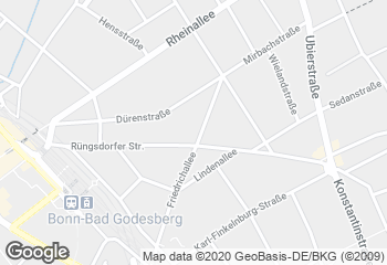Karte mit Standort von Bäckerei Ferdinand Voigt GmbH  Rüngsdorf