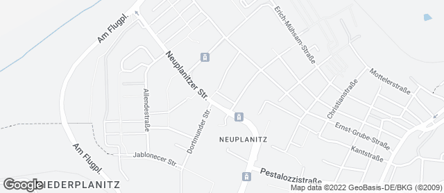 Karte mit Standort von Fachgeschäft Planitz / Netto-Markt