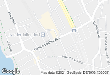 Karte mit Standort von Bäckerei Hardt GmbH im Rewe Königswinter-Niederdollendorf