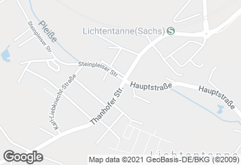 Karte mit Standort von Bäckerei Axel Keßler