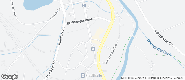 Karte mit Standort von Genussplatz Zwickau