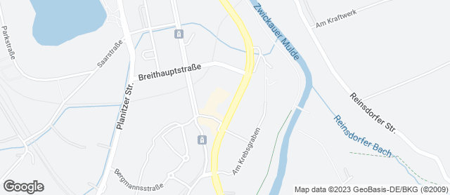 Karte mit Standort von Michas Naturbackstube bei denn's Biomarkt Zwickau