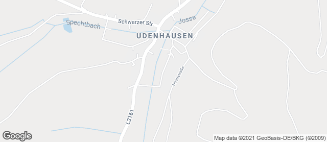 Karte mit Standort von Udenhausener Bauernbrot GmbH & Co. KG