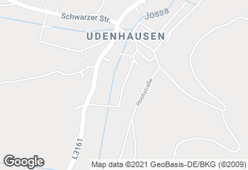 Karte mit Standort von Udenhausener Bauernbrot GmbH & Co. KG