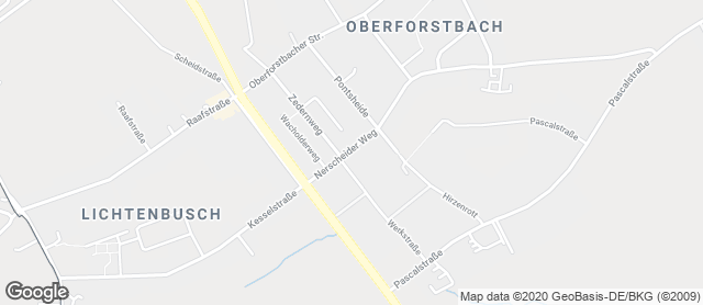 Karte mit Standort von Bäckerei Moss KG