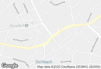 Karte mit Standort von Bäckerei Ferdinand Voigt GmbH  Duisdorf