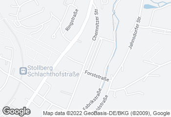 Karte mit Standort von Bäckerei Brückner OHG