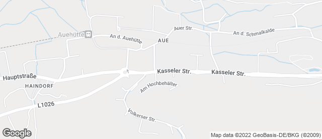 Karte mit Standort von Bäckerei Hess