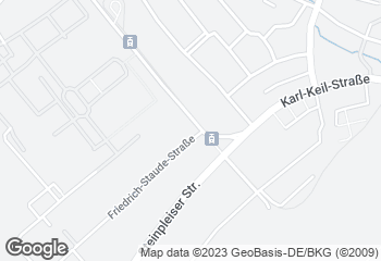 Karte mit Standort von Mühlenbäckerei Clauß GmbH - Filiale am HBK