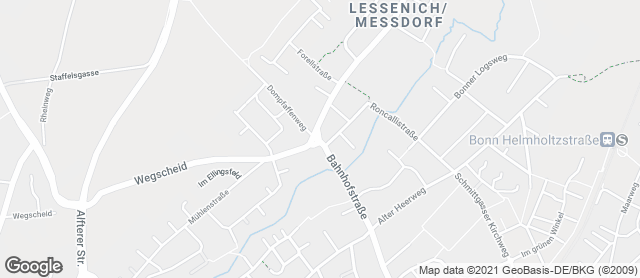 Karte mit Standort von Bäckerei Elmar Klein, Lessenich