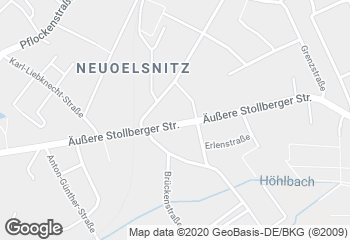 Karte mit Standort von Bäckerei Kretzschmar