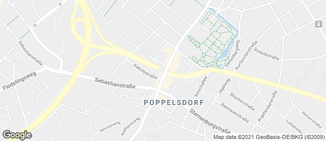 Karte mit Standort von Bäckerei Merzenich