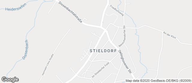 Karte mit Standort von Bäckerei "Die Lohners" - Königswinter-Stieldorf