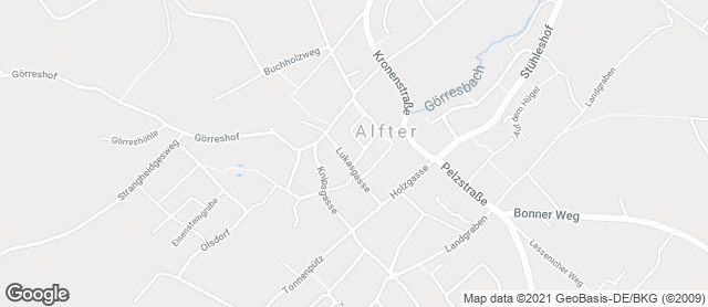 Karte mit Standort von Nelles - die Backmanufaktur im Edeka Alfter