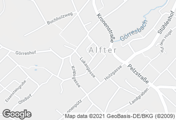Karte mit Standort von Nelles - die Backmanufaktur im Edeka Alfter