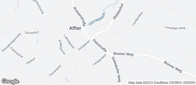 Karte mit Standort von Bäckerei Toni Kluth