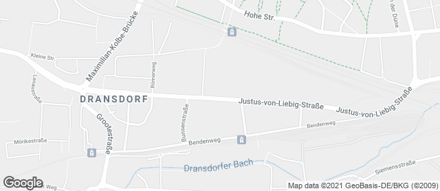 Karte mit Standort von Bäckerei Elmar Klein, Bonn-Dransdorf