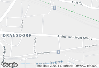 Karte mit Standort von Bäckerei Elmar Klein, Bonn-Dransdorf