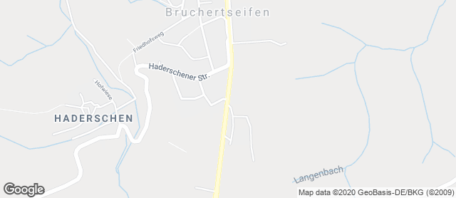 Karte mit Standort von Bäckerei Schumacher - Café Bruchertseifen