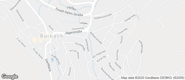Karte mit Standort von Mühlenbäckerei Rudolf Jung GmbH Filiale Burbach (Netto)