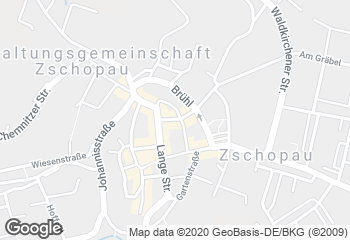 Karte mit Standort von Feinbäckerei & Café Vieweger