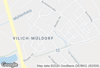 Karte mit Standort von Bäckerei Schlösser Filiale Vilich Mülldorf