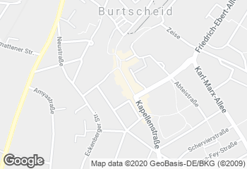Karte mit Standort von Nobis Printen Kapellenstraße 16