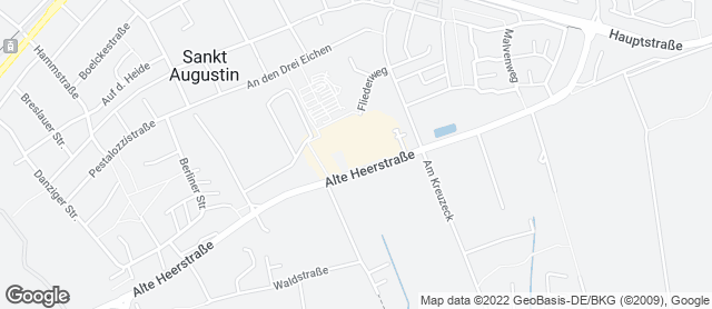 Karte mit Standort von Bäckerei "Die Lohners" - St. Augustin