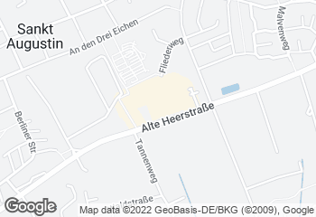 Karte mit Standort von Bäckerei "Die Lohners" - St. Augustin