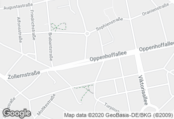 Karte mit Standort von Nobis Printen Oppenhoffallee 47