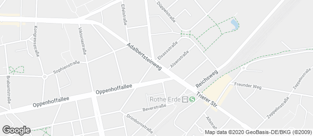 Karte mit Standort von Nobis Printen Adalbertsteinweg 242