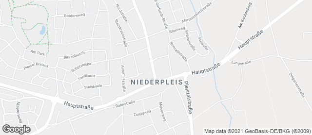 Karte mit Standort von Bäckerei Hardt GmbH im REWE St. Augustin-Niederpleis